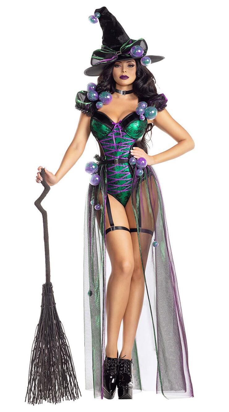 NEW Party King Bad Potion Witch Sexy Halloween Costume Size XL